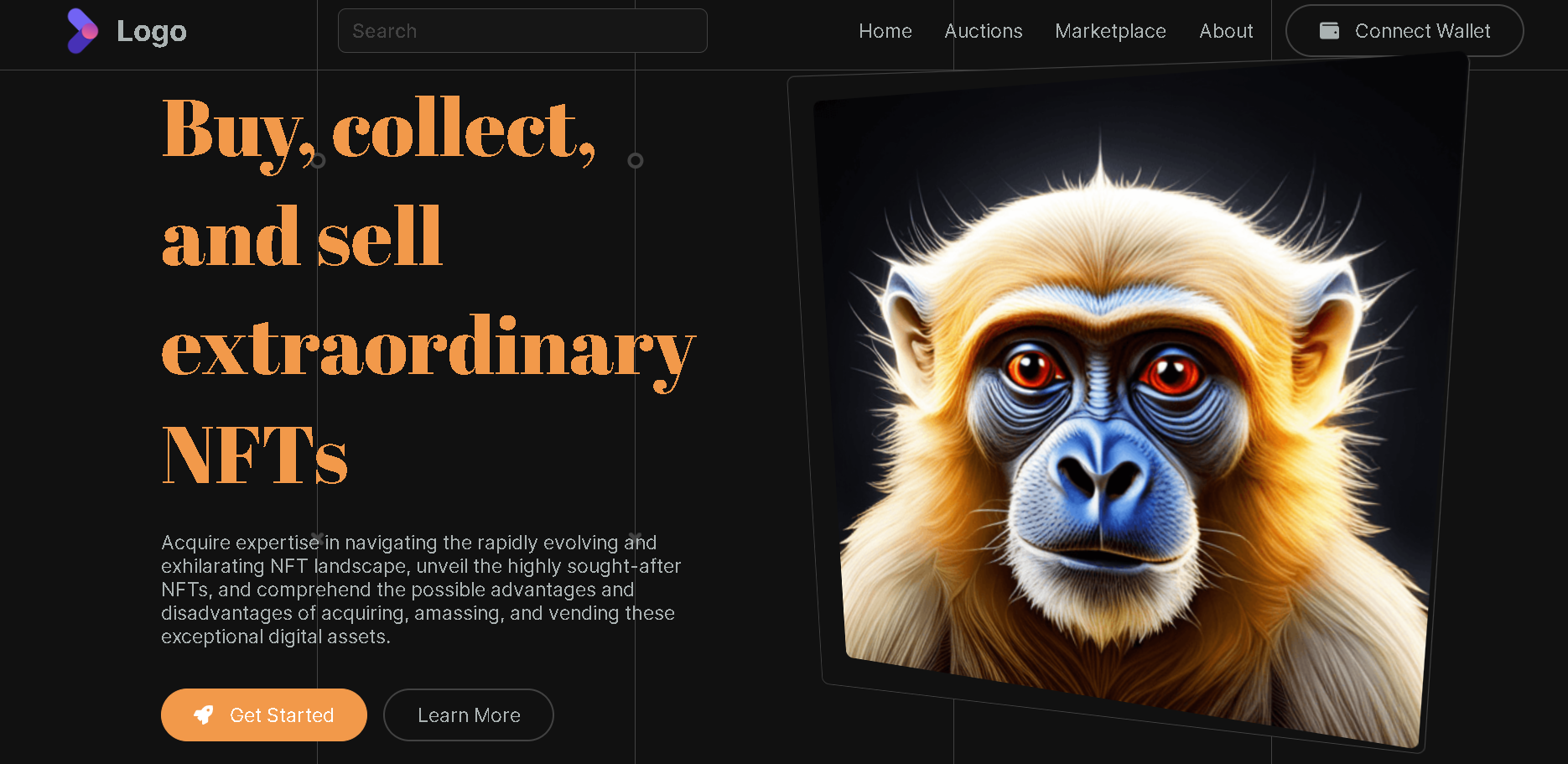 Animated Monkey Design